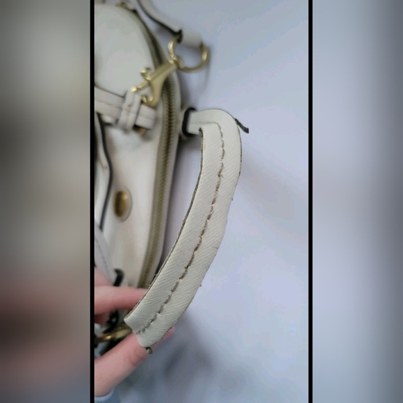 Coach Y2K Vintage Crossbody Top Handle Handbag Purse In Ivory - Picture 9 of 12